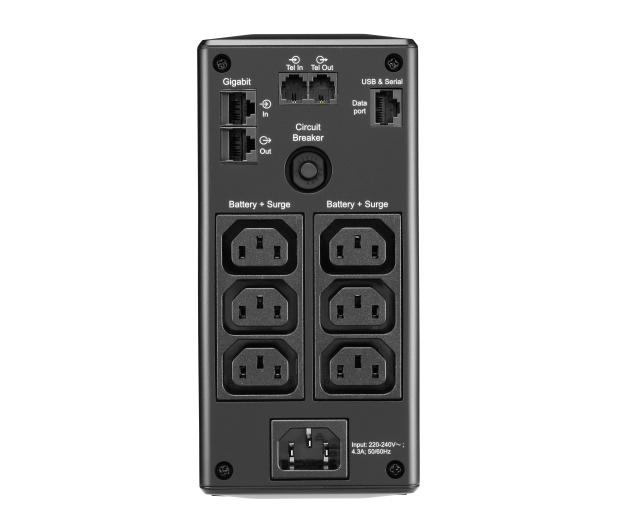 APC Back-UPS Pro (900VA/540W, 6xIEC, RJ-45, AVR, LCD) - 520167 - zdjęcie 5